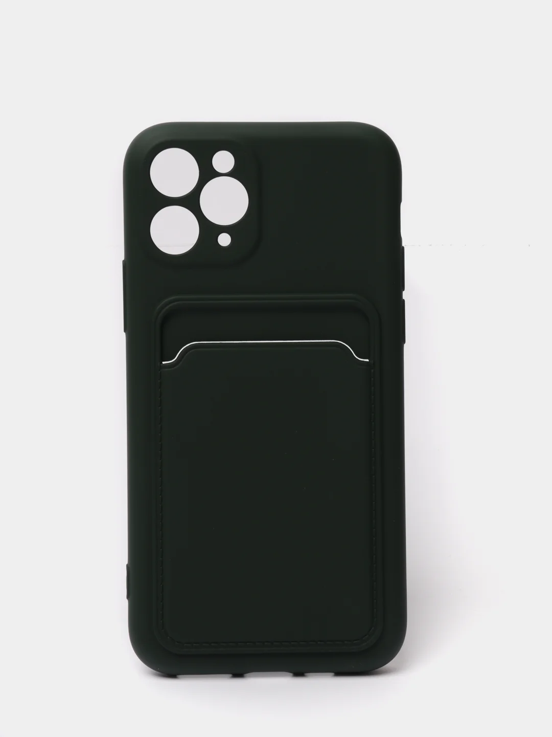 Зеленый чехлы Iphone c кармашком для карт
