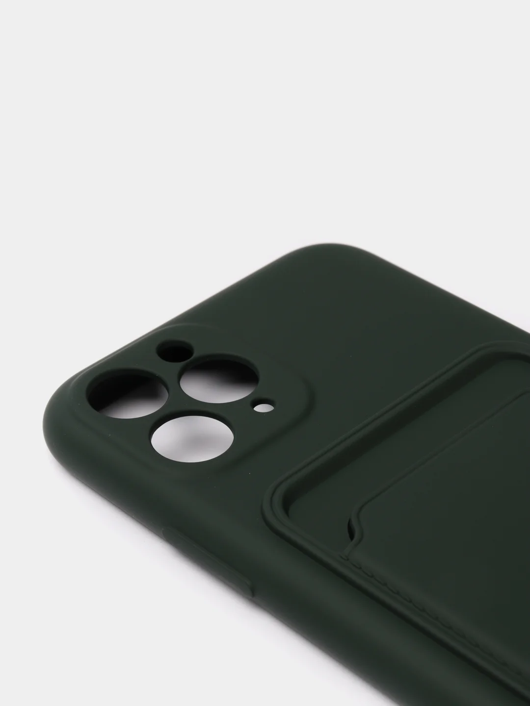 Зеленый чехлы Iphone c кармашком для карт