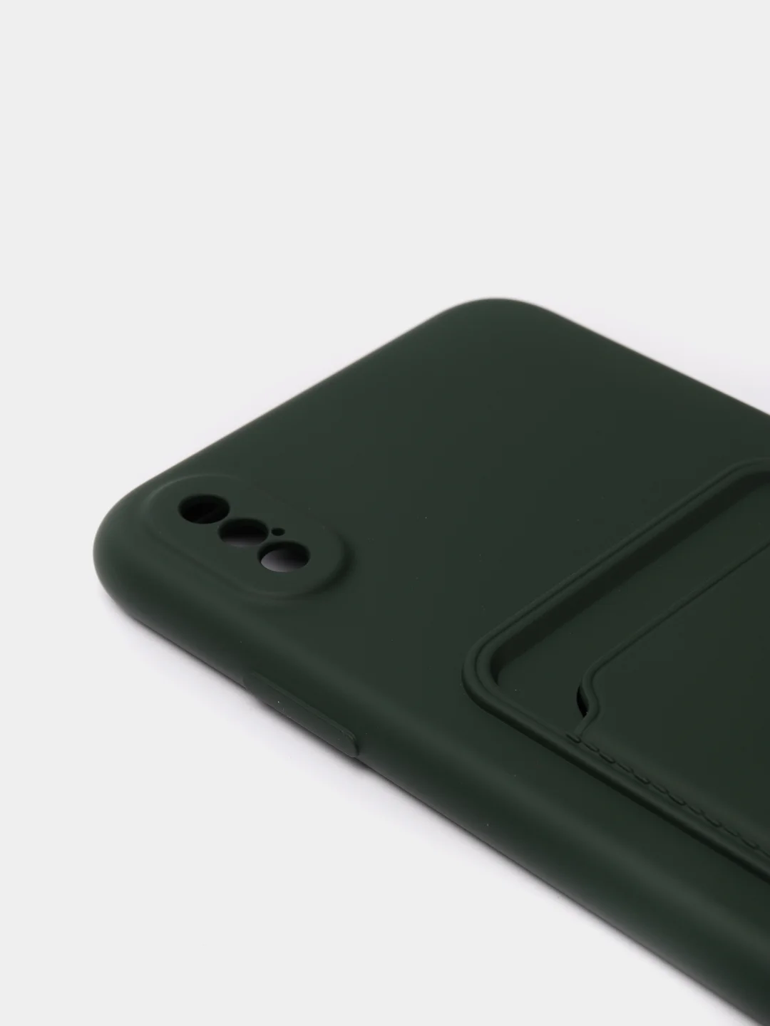 Зеленый чехлы Iphone c кармашком для карт