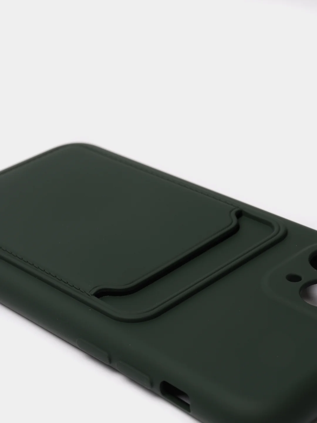 Зеленый чехлы Iphone c кармашком для карт