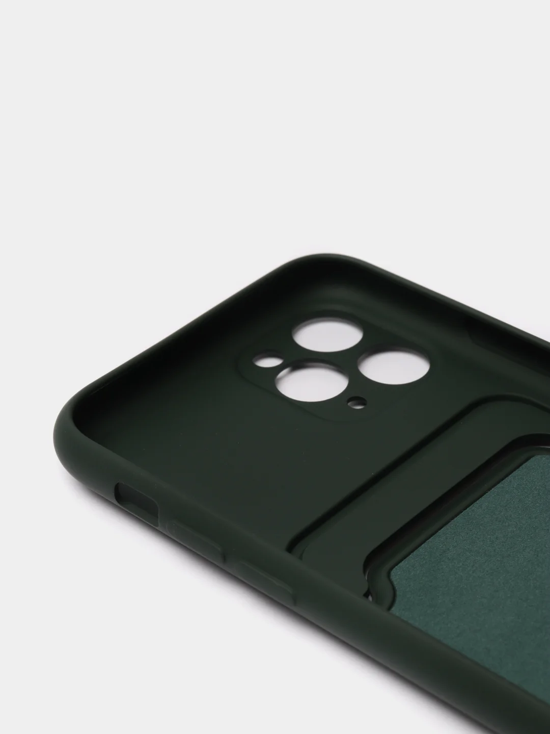 Зеленый чехлы Iphone c кармашком для карт