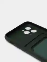 Зеленый чехлы Iphone c кармашком для карт