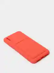 Коралловый чехлы Iphone c кармашком для карт