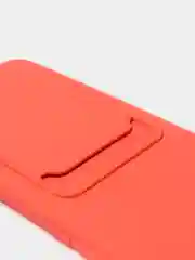 Коралловый чехлы Iphone c кармашком для карт