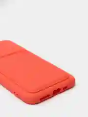 Коралловый чехлы Iphone c кармашком для карт