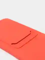 Коралловый чехлы Iphone c кармашком для карт