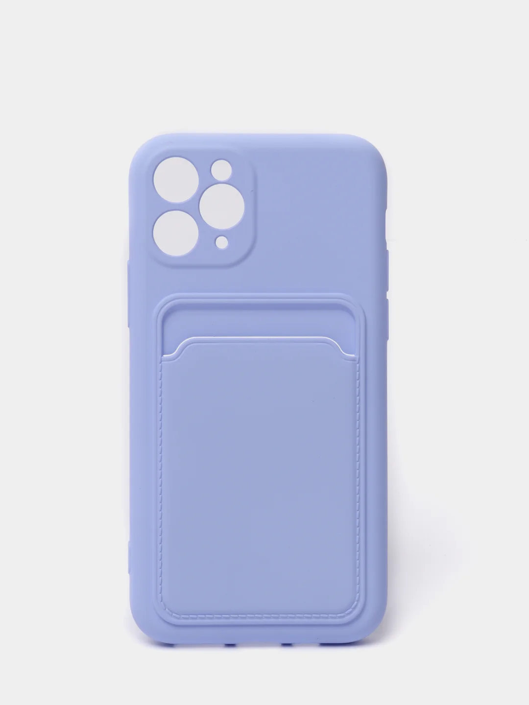 Лавандовый чехлы Iphone c кармашком для карт