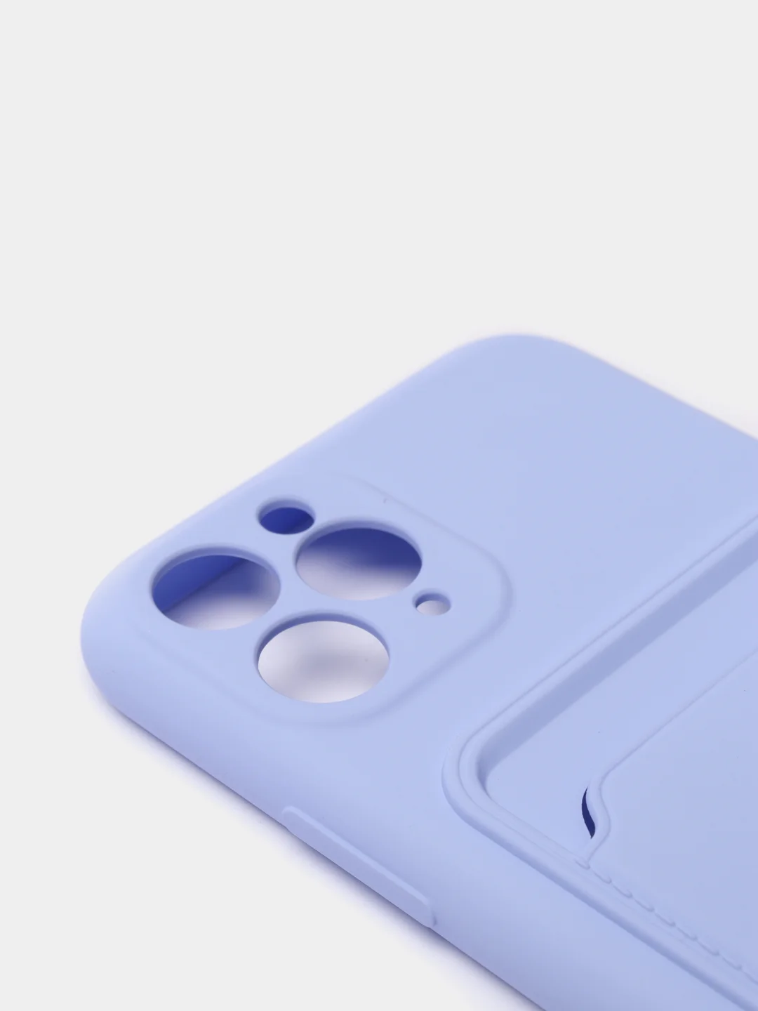 Лавандовый чехлы Iphone c кармашком для карт