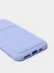 Лавандовый чехлы Iphone c кармашком для карт