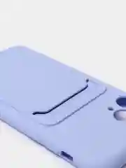 Лавандовый чехлы Iphone c кармашком для карт