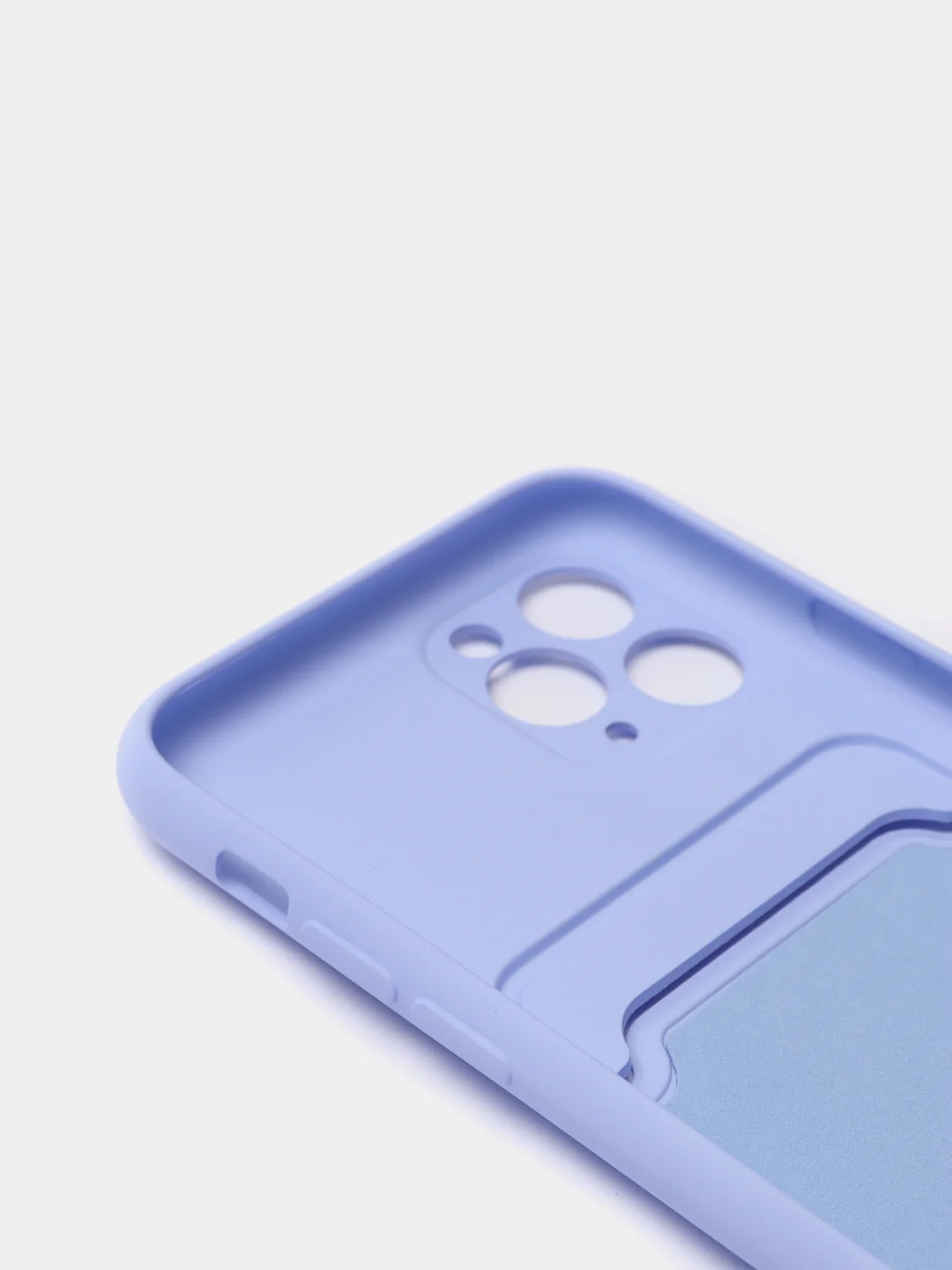 Лавандовый чехлы Iphone c кармашком для карт