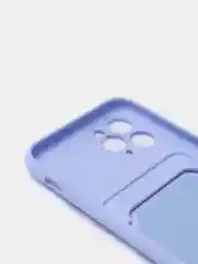Лавандовый чехлы Iphone c кармашком для карт