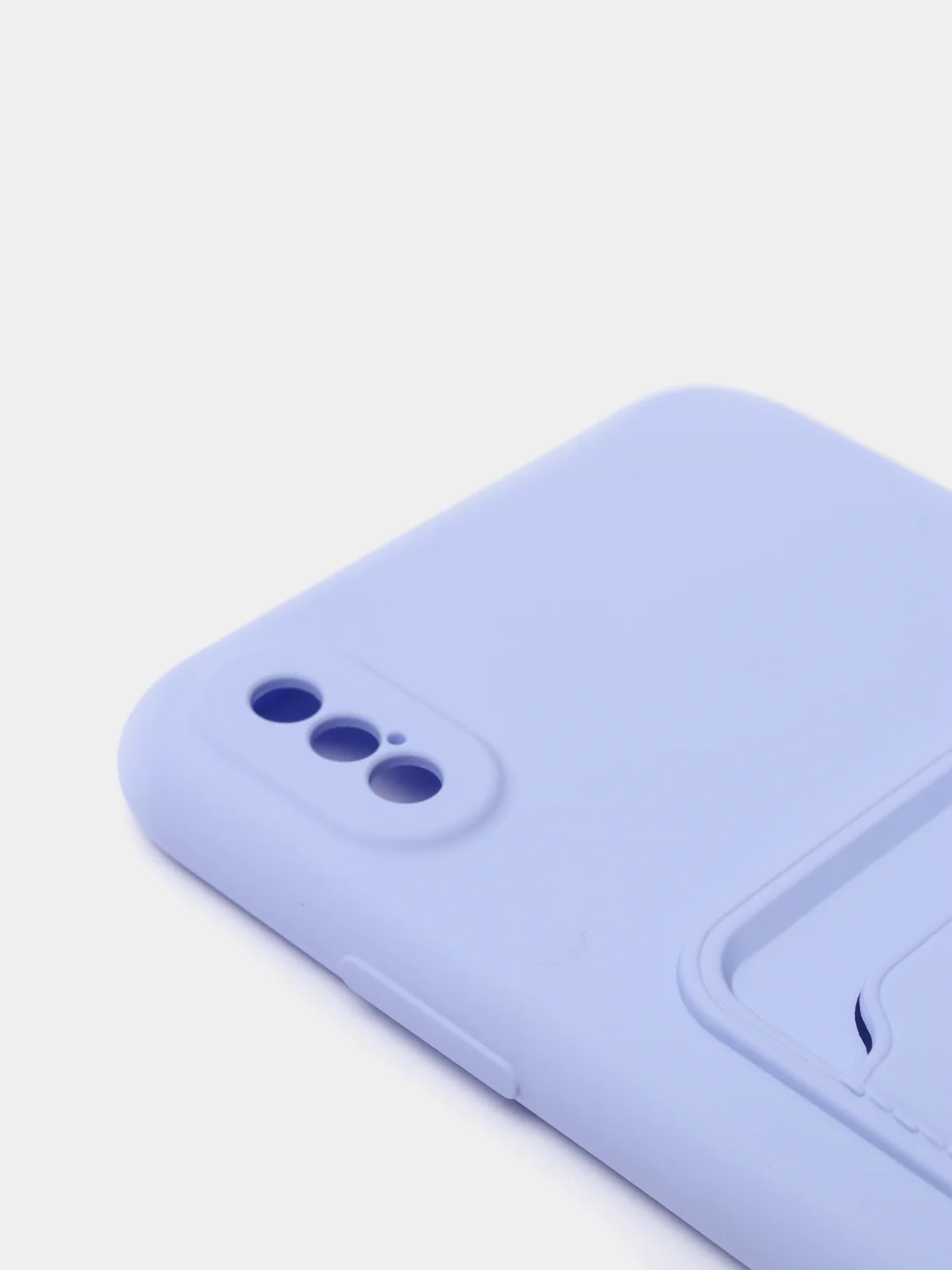 Лавандовый чехлы Iphone c кармашком для карт