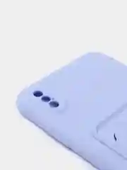 Лавандовый чехлы Iphone c кармашком для карт