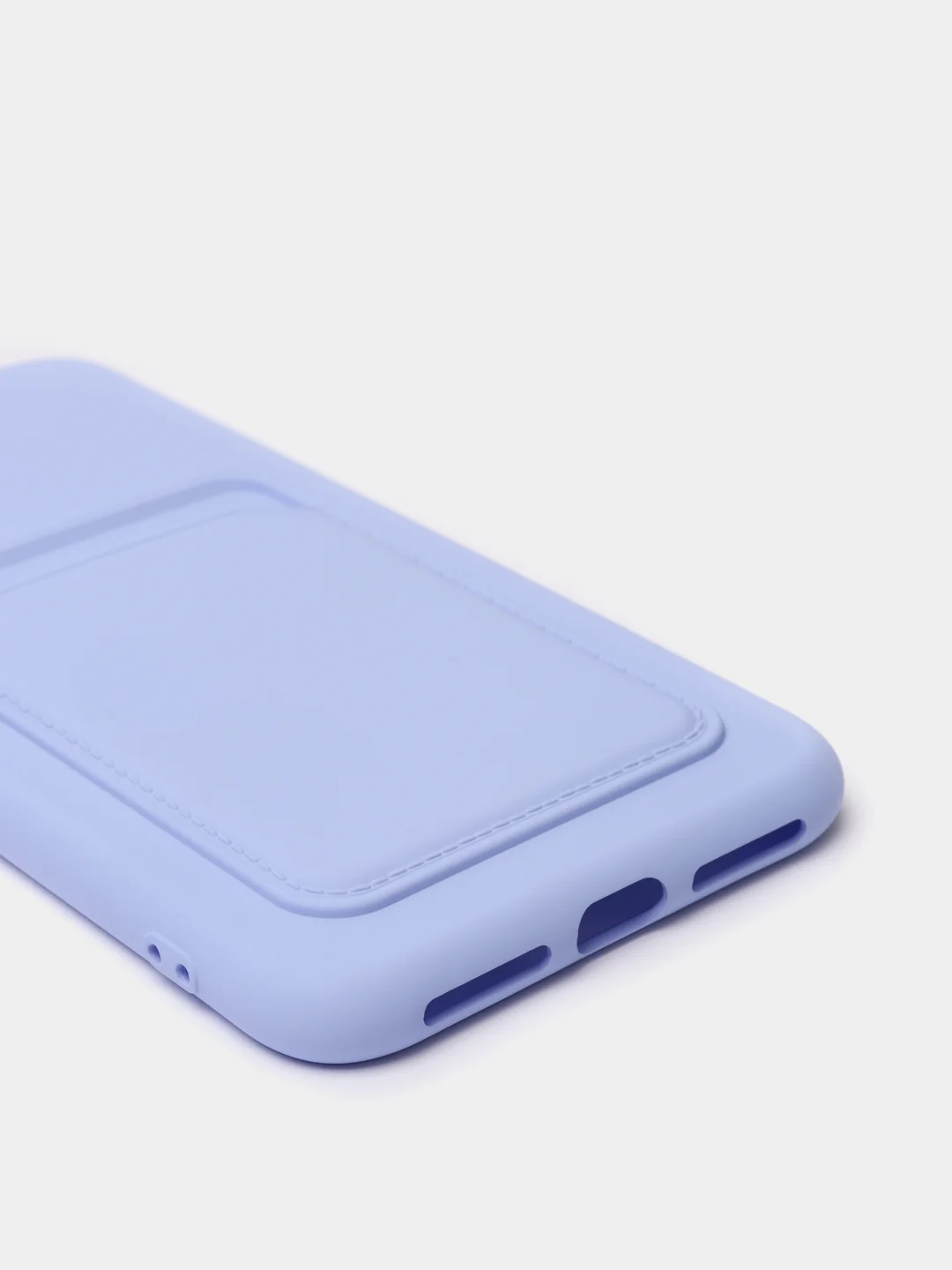 Лавандовый чехлы Iphone c кармашком для карт