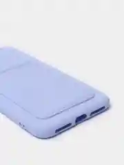 Лавандовый чехлы Iphone c кармашком для карт