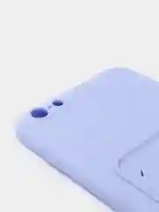 Лавандовый чехлы Iphone c кармашком для карт