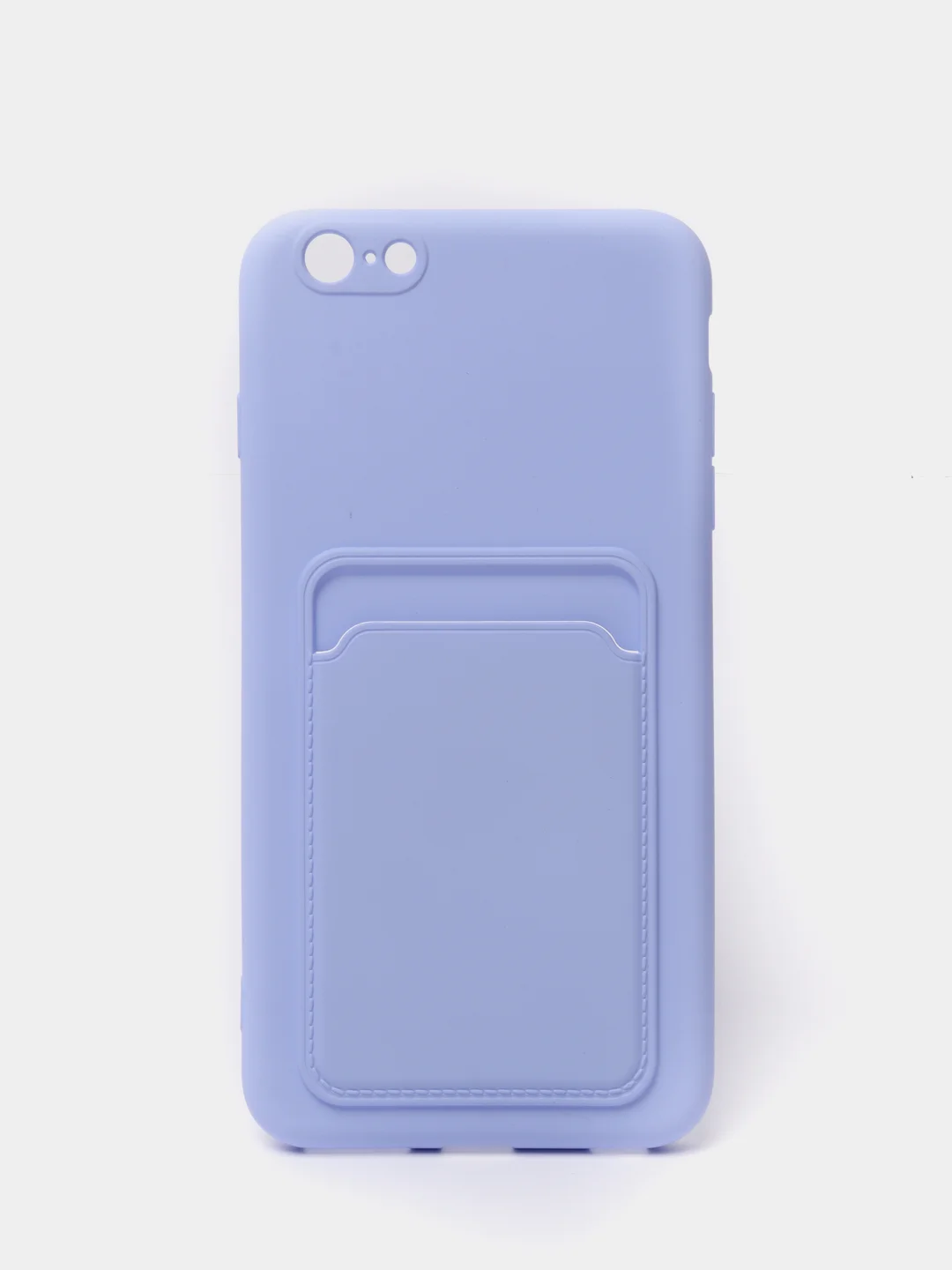 Лавандовый чехлы Iphone c кармашком для карт