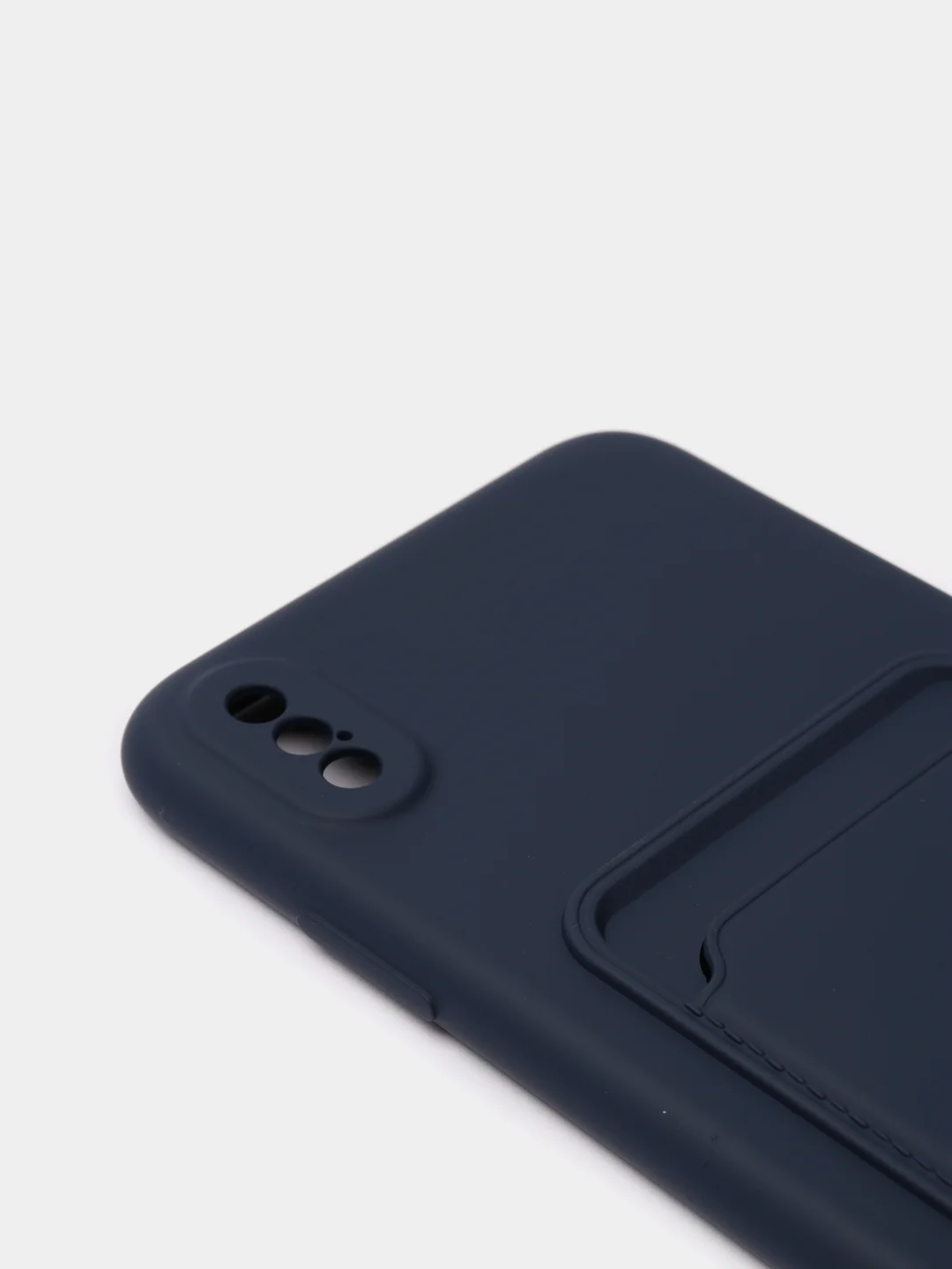 Темно-синий чехлы Iphone c кармашком для карт