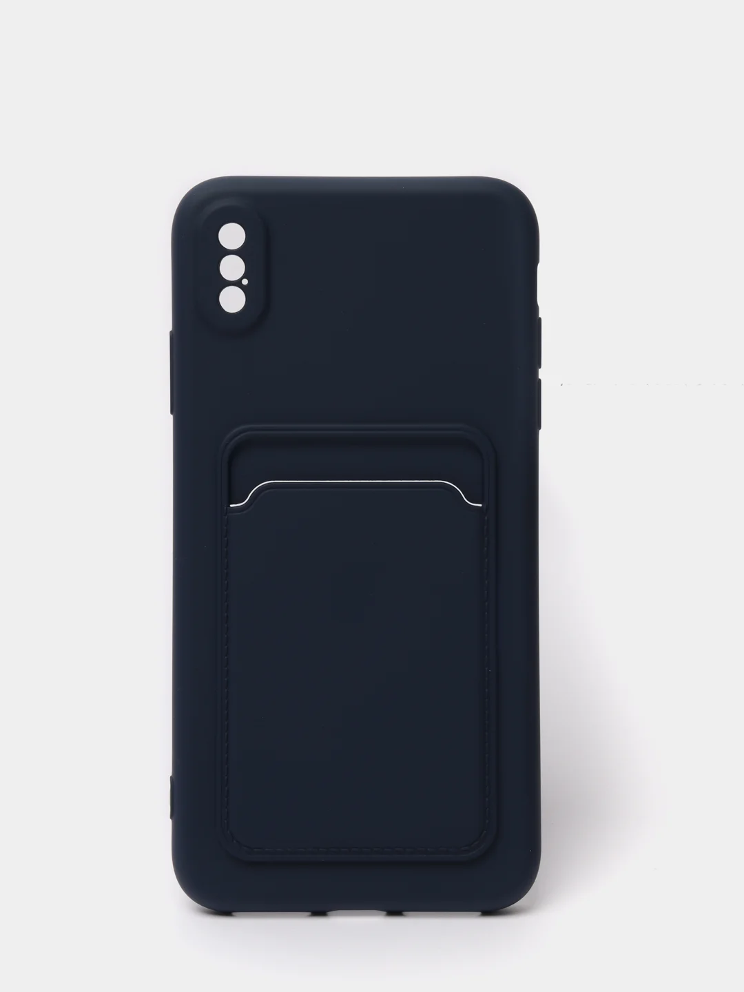 Темно-синий чехлы Iphone c кармашком для карт