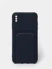 Темно-синий чехлы Iphone c кармашком для карт