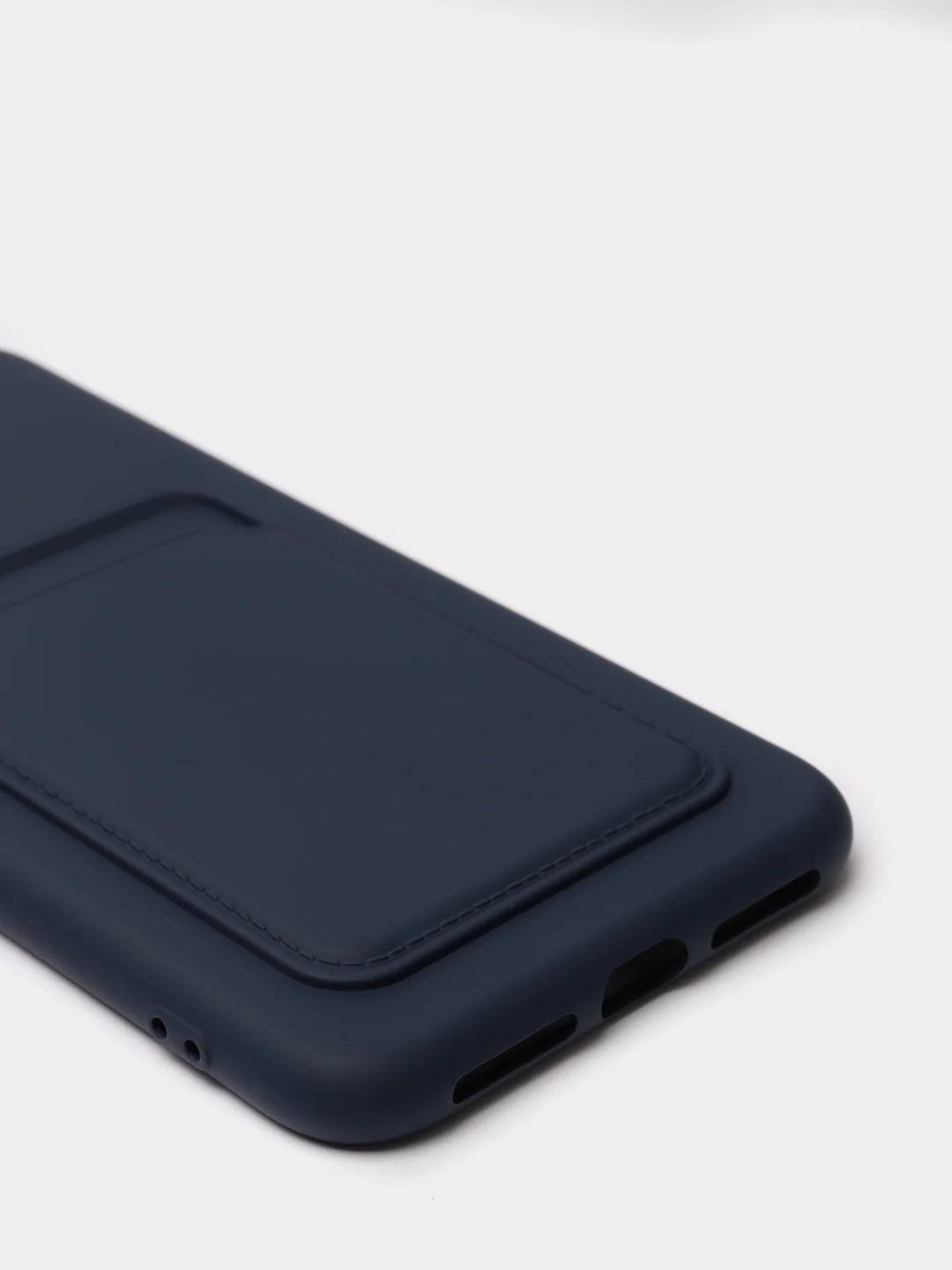 Темно-синий чехлы Iphone c кармашком для карт
