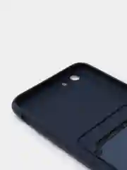 Темно-синий чехлы Iphone c кармашком для карт