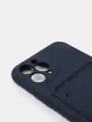Темно-синий чехлы Iphone c кармашком для карт