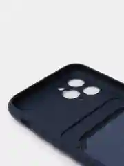 Темно-синий чехлы Iphone c кармашком для карт