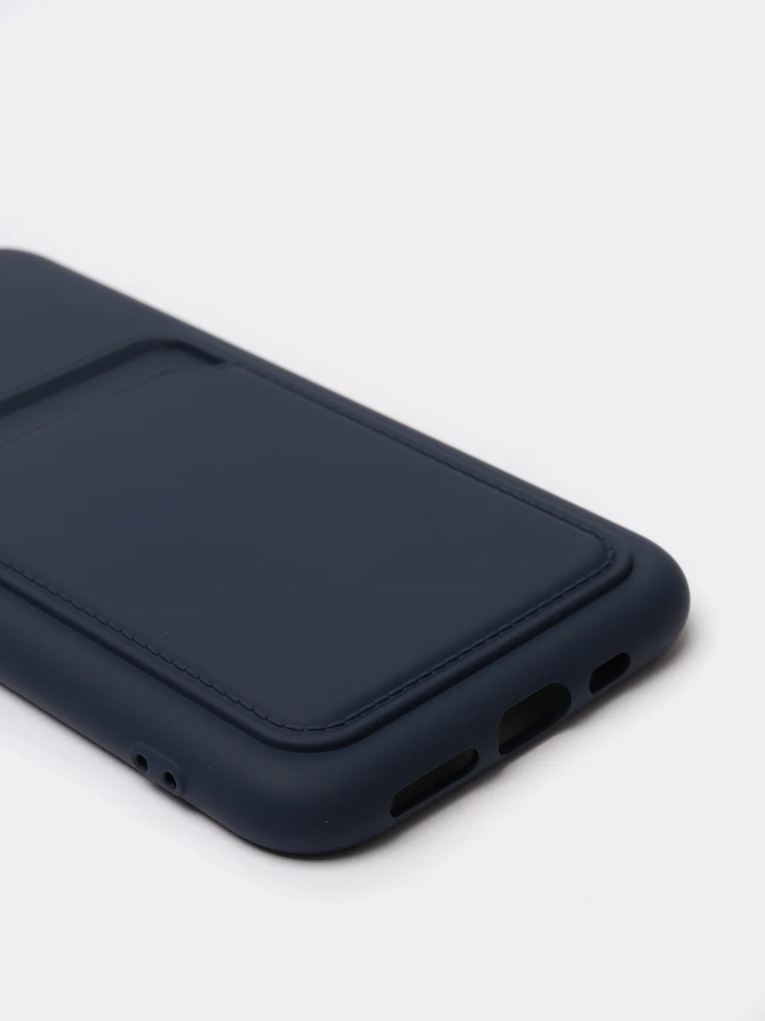 Темно-синий чехлы Iphone c кармашком для карт