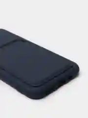 Темно-синий чехлы Iphone c кармашком для карт