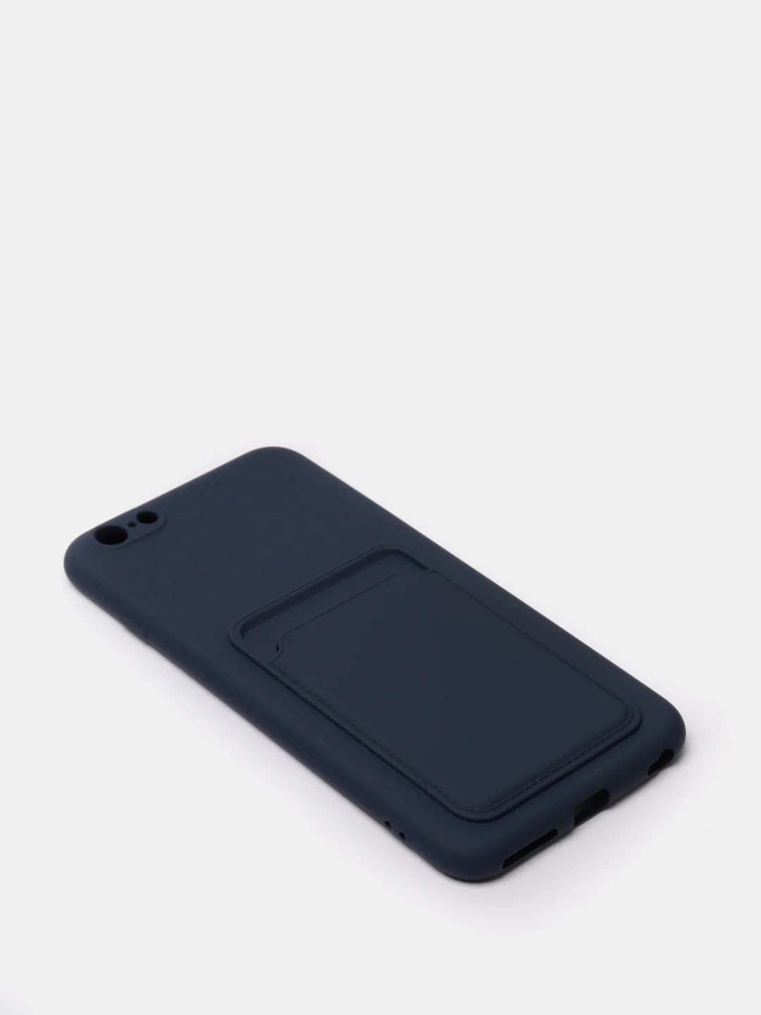 Темно-синий чехлы Iphone c кармашком для карт