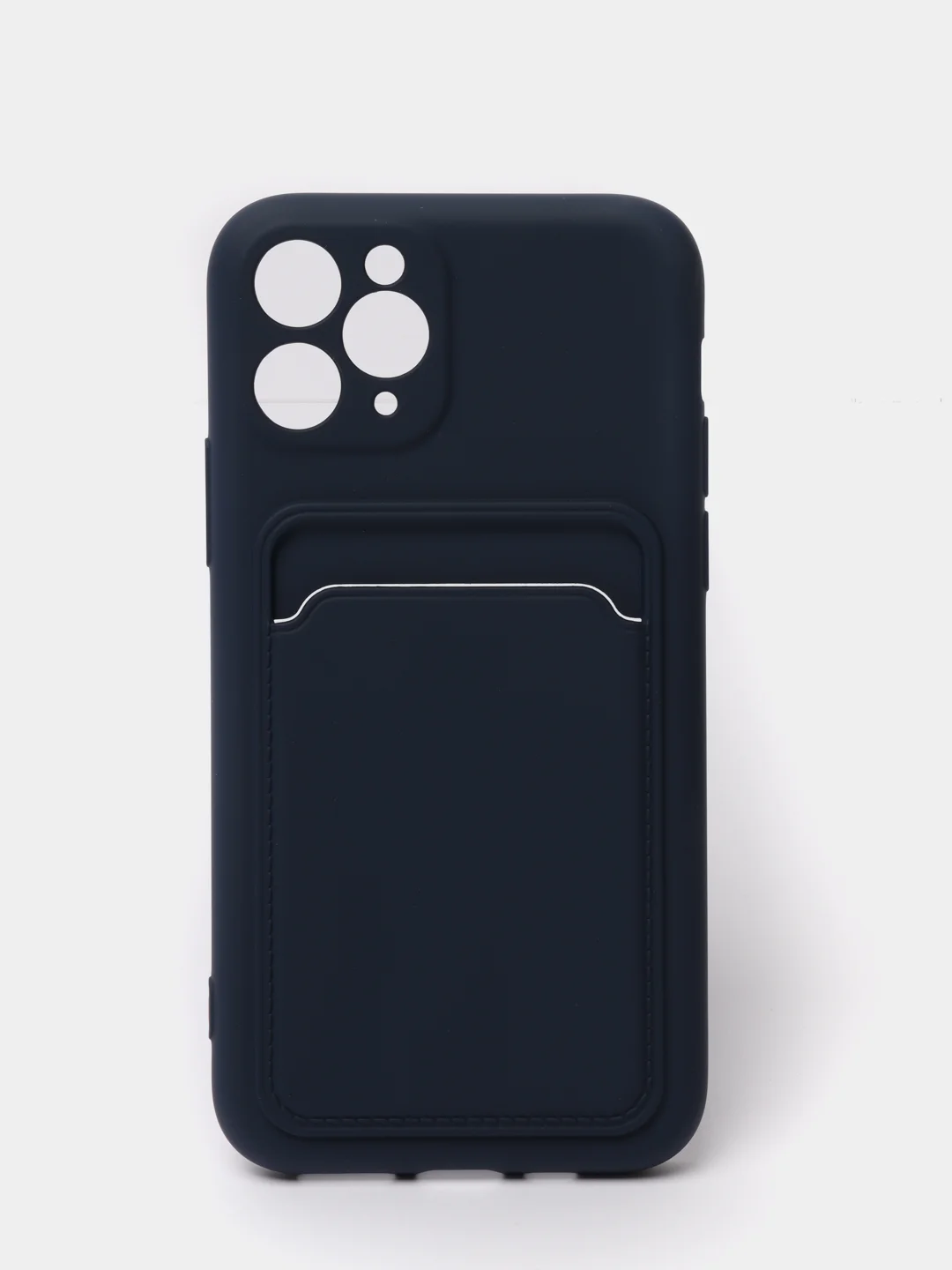 Темно-синий чехлы Iphone c кармашком для карт