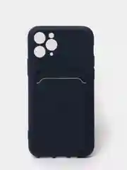 Темно-синий чехлы Iphone c кармашком для карт