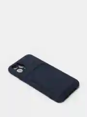 Темно-синий чехлы Iphone c кармашком для карт