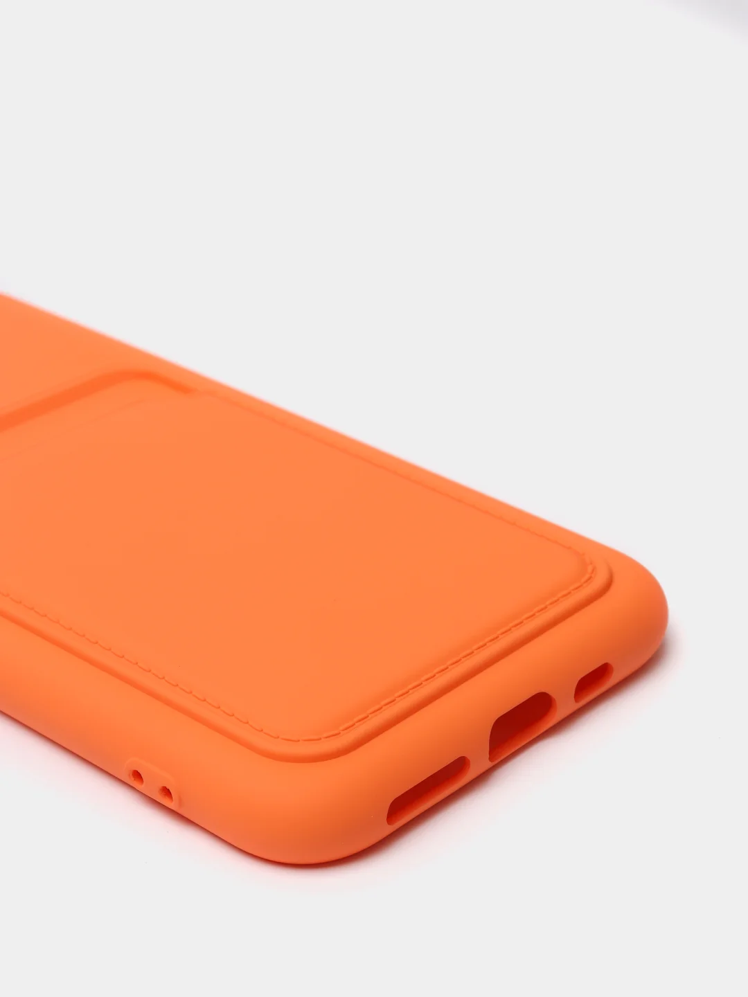 Оранжевый чехлы Iphone c кармашком для карт