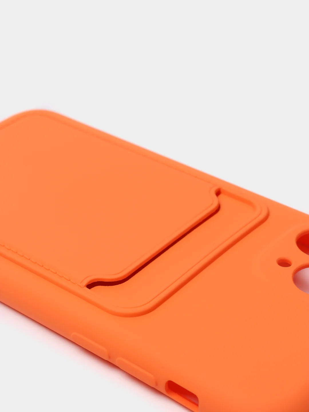 Оранжевый чехлы Iphone c кармашком для карт