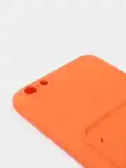 Оранжевый чехлы Iphone c кармашком для карт