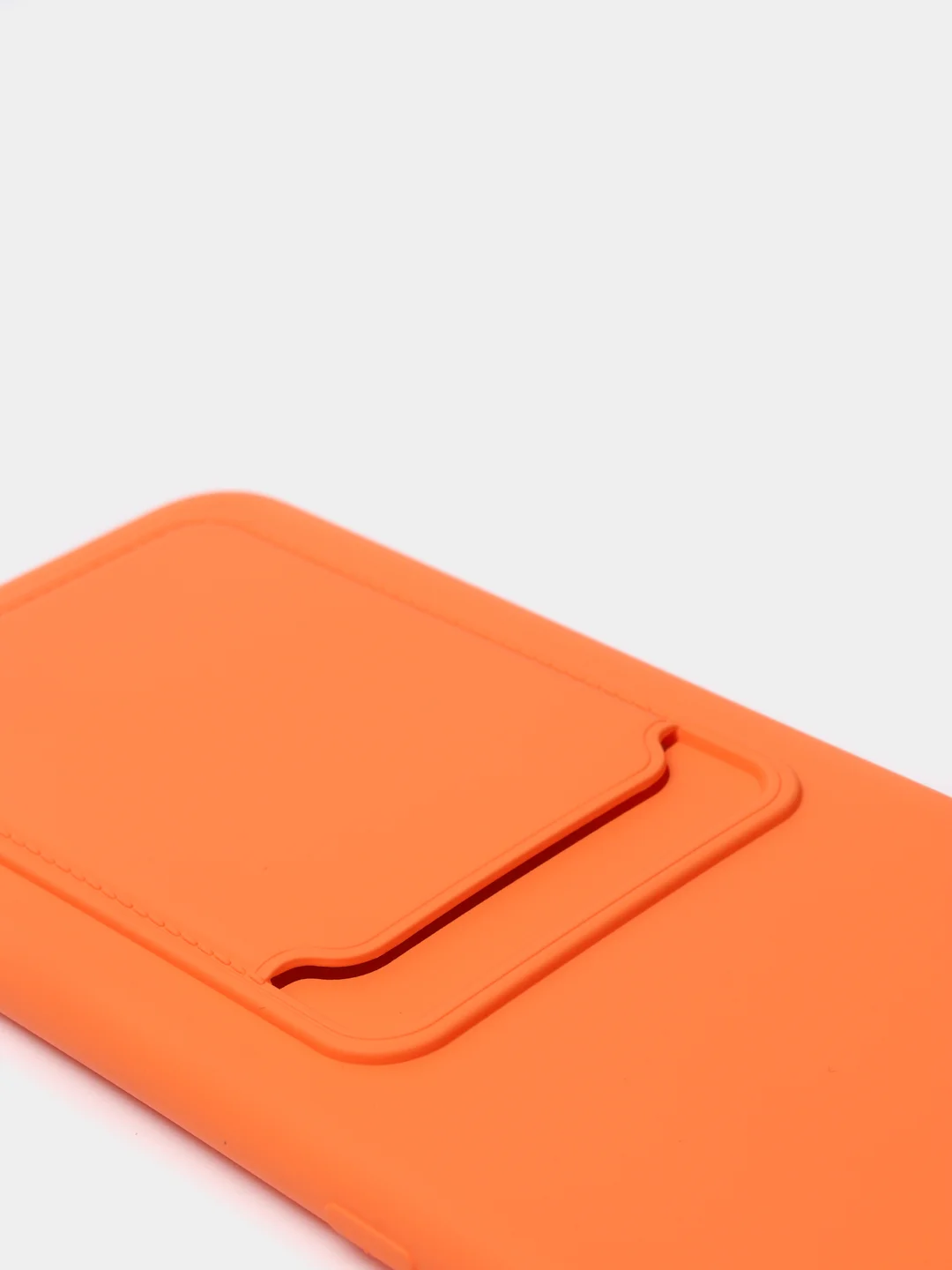 Оранжевый чехлы Iphone c кармашком для карт