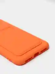 Оранжевый чехлы Iphone c кармашком для карт