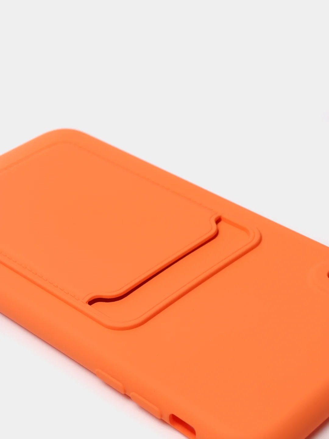 Оранжевый чехлы Iphone c кармашком для карт