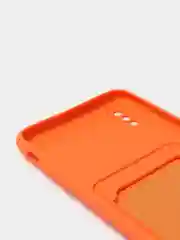 Оранжевый чехлы Iphone c кармашком для карт