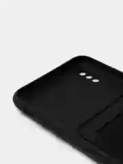 Черный чехлы Iphone c кармашком для карт