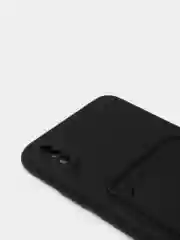 Черный чехлы Iphone c кармашком для карт