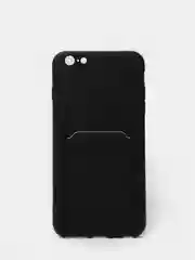 Черный чехлы Iphone c кармашком для карт
