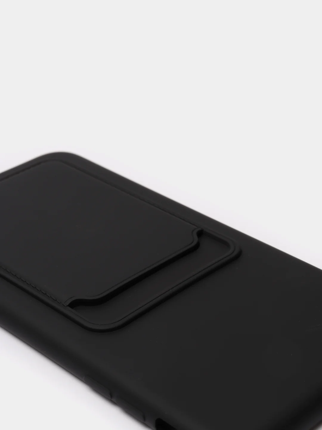 Черный чехлы Iphone c кармашком для карт