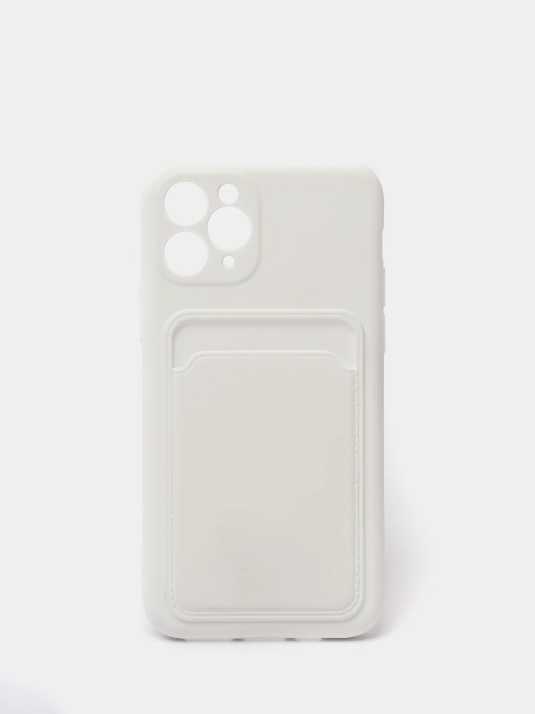 Белый чехлы Iphone c кармашком для карт