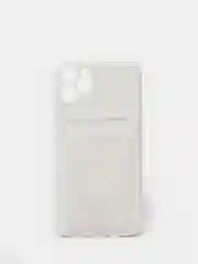 Белый чехлы Iphone c кармашком для карт