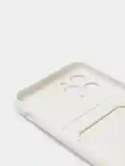 Белый чехлы Iphone c кармашком для карт