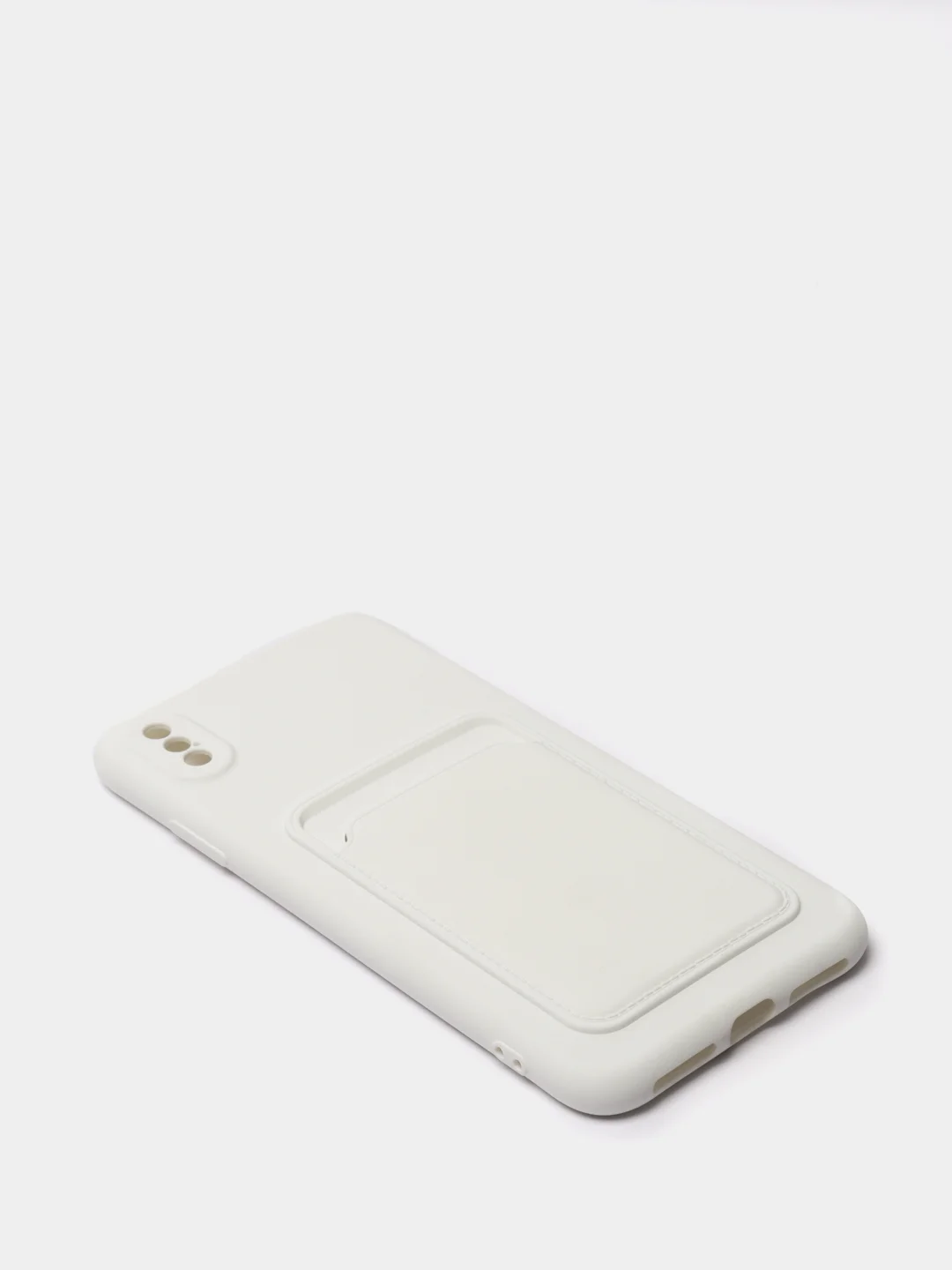 Белый чехлы Iphone c кармашком для карт